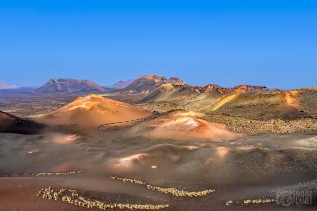 Timanfaya National Park in Lanzarote Island.