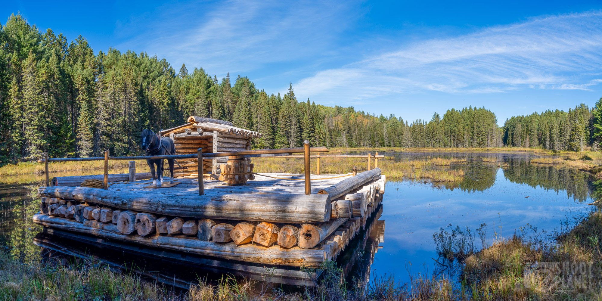 Algonquin logging Museum Heritage Site Canada
